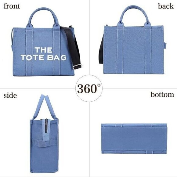 FREE with $75 Purchace / New Canvas Handbag Tote Purse  Crossbody - Picture 3 of 3